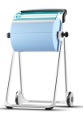 Tork Floor Stand, White/Turquiose