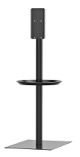 Tork Sanitizer Stand (Stainless steel), Black