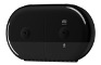 Tork SmartOne® Twin Mini Toilet Roll Dispenser, T9, Black