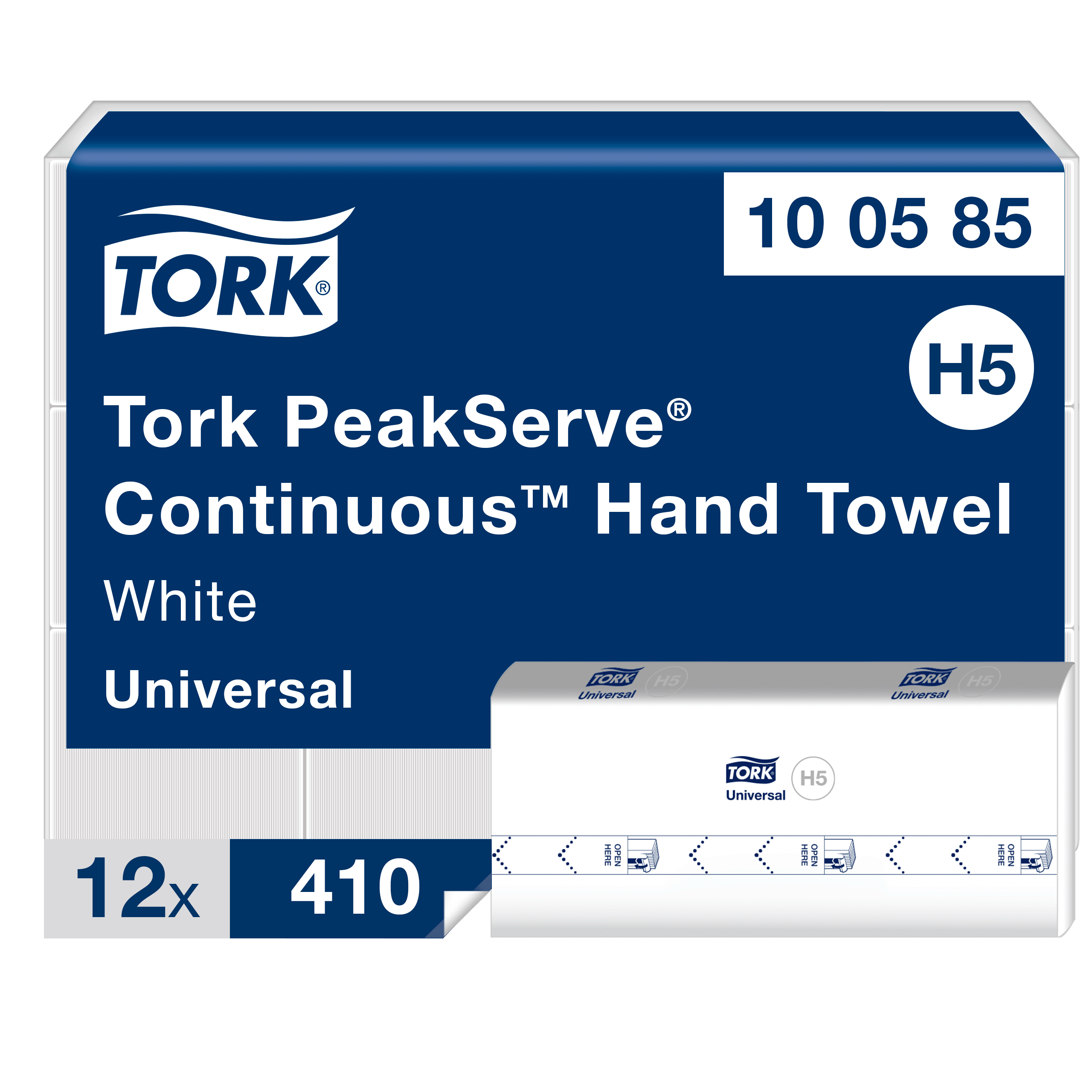Tork PeakServe® Continuous™ Paper Hand Towels White H5