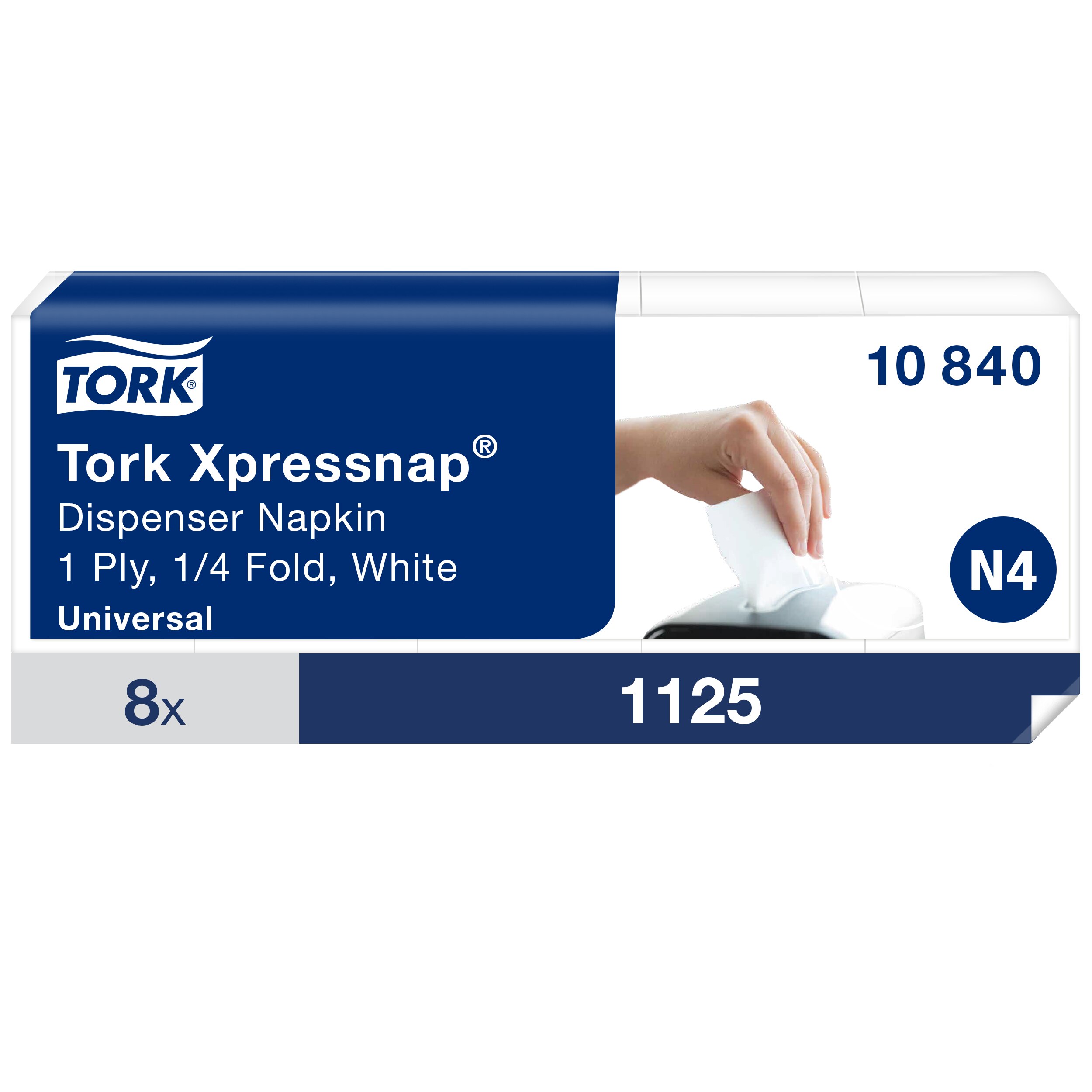 Tork XpressNap White Napkin