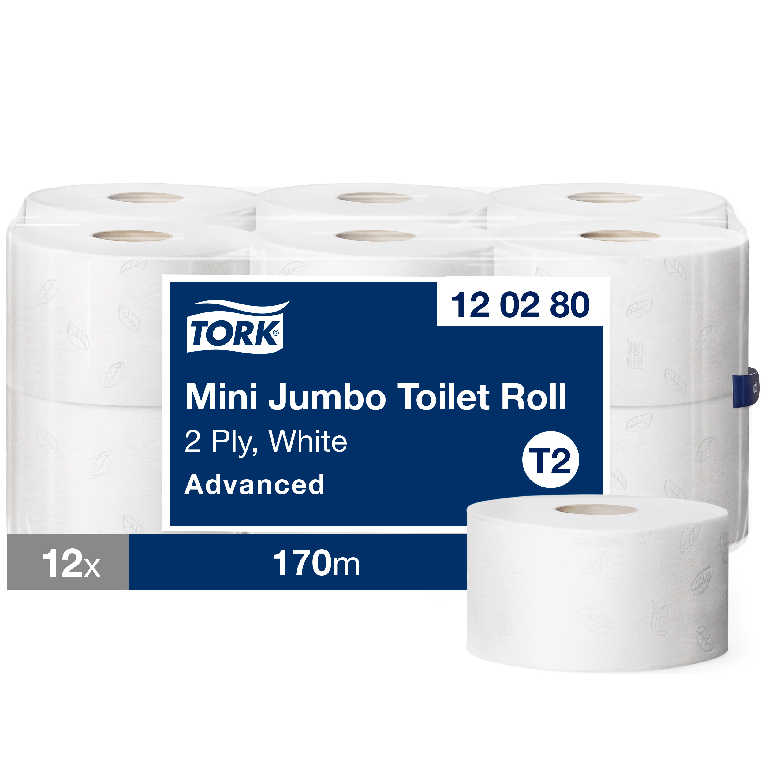Tork Mini Jumbo Toilet roll, white
