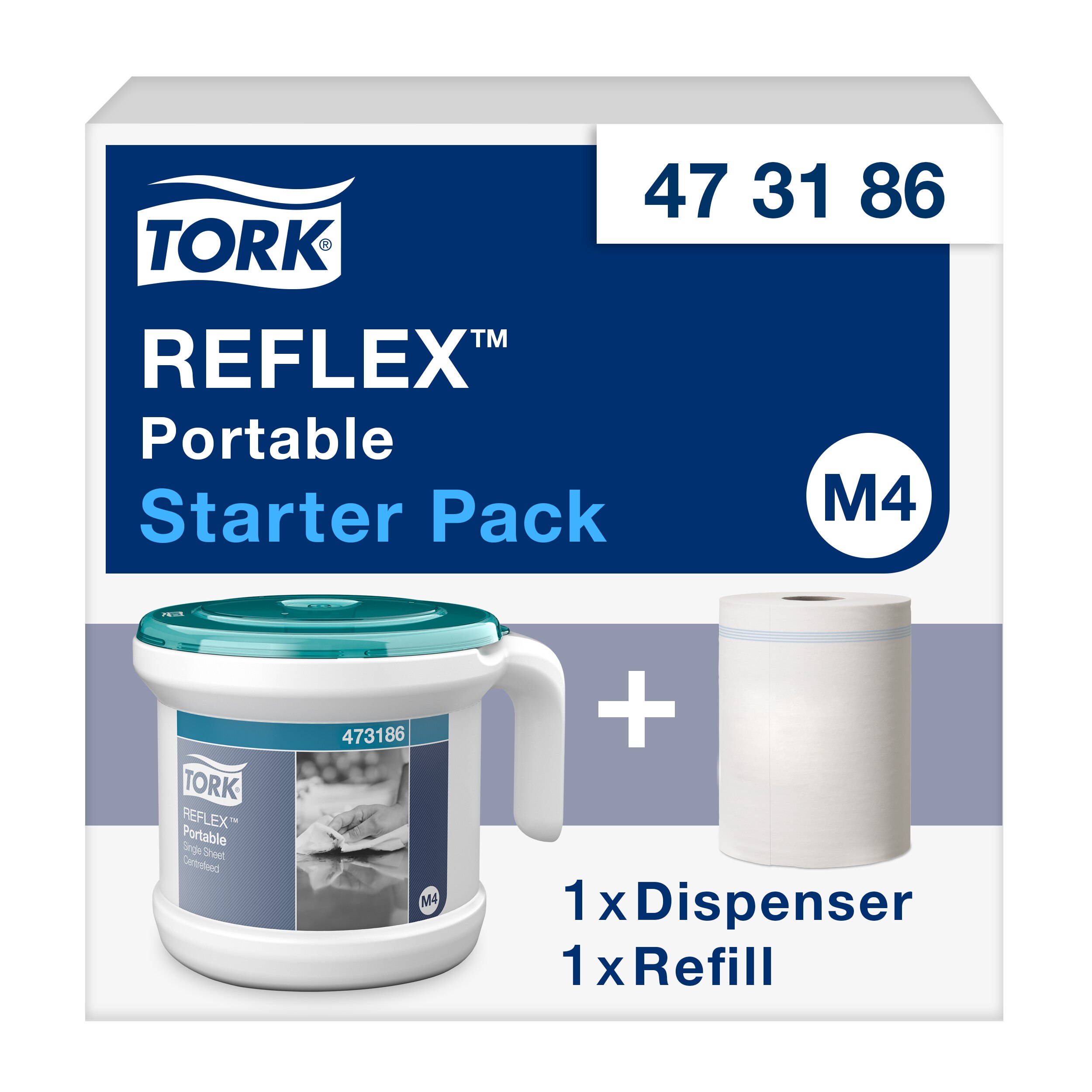 Tork Reflex™ Portable Centerfeed Dispenser