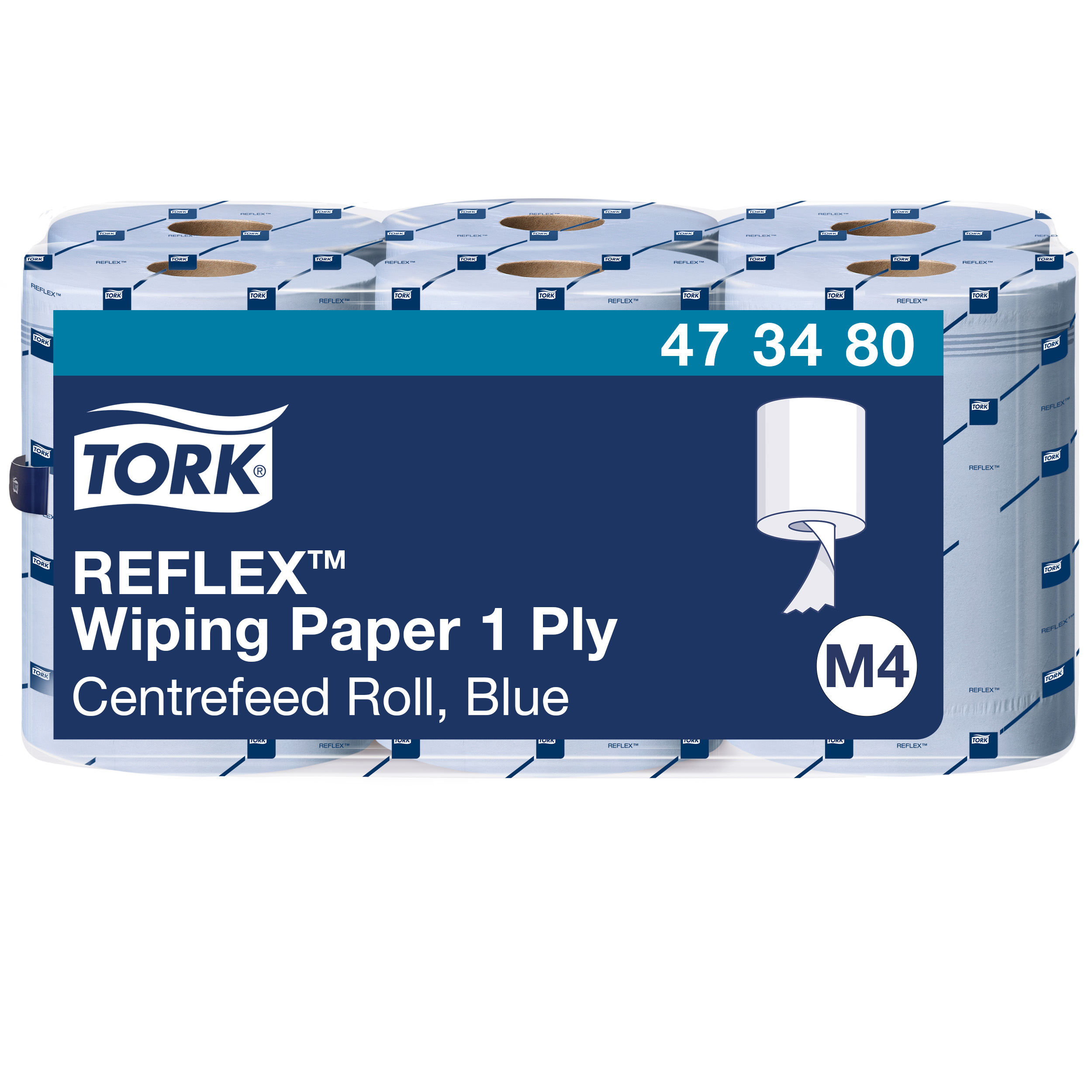 Tork Reflex™ Wiping Paper (blue)