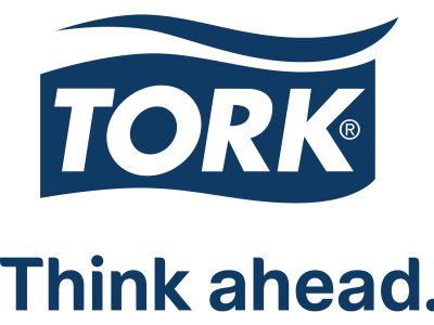 Tork Think ahead Logotype vertical Tork Think ahead Logotype vertical